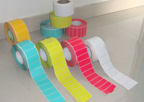 Rolled-self-adhesive-label-sticker