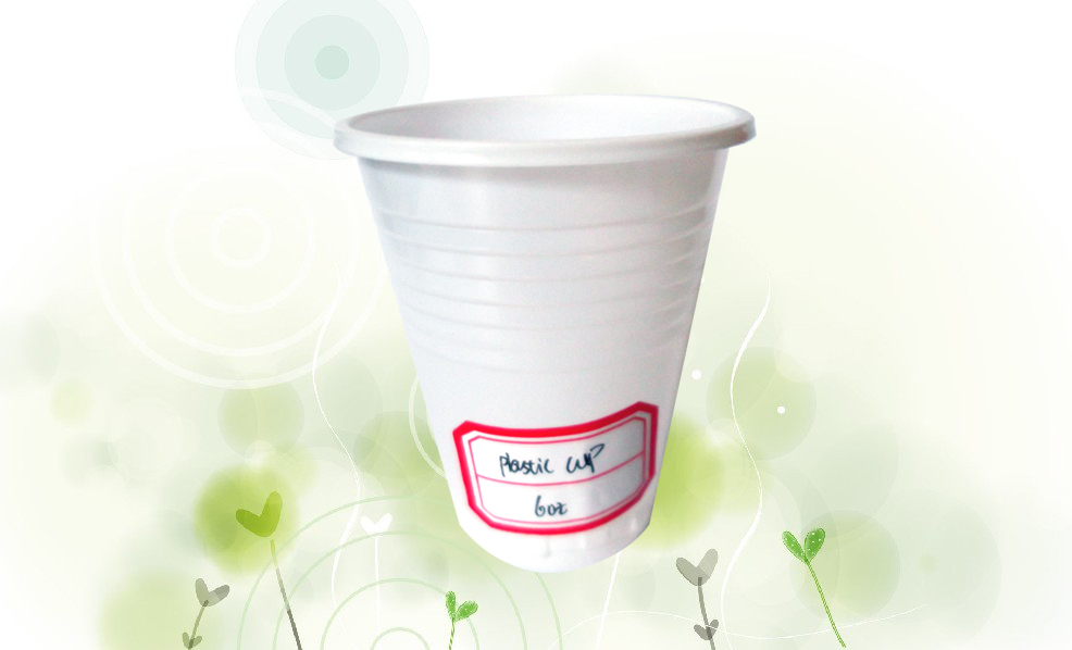 Plastic cup 6oz
